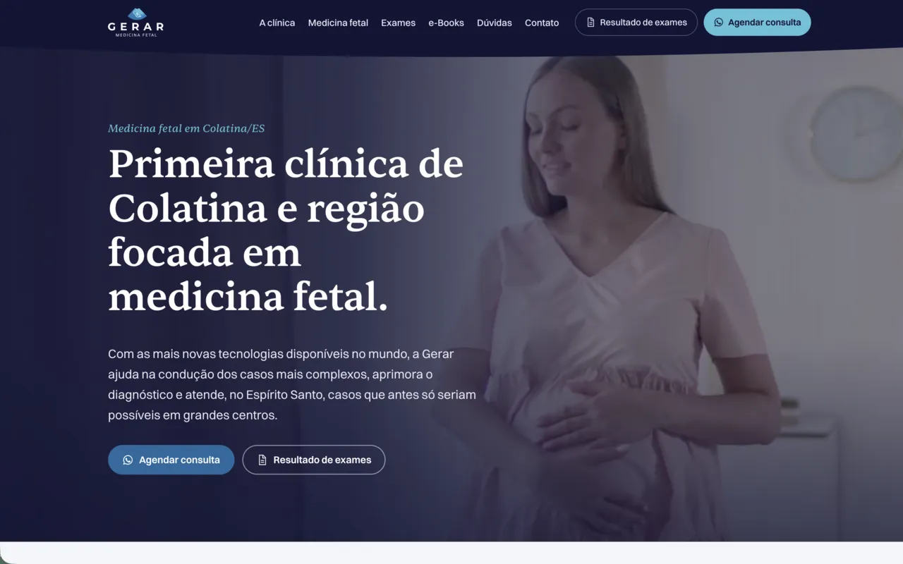Site da Gerar Medicina Fetal