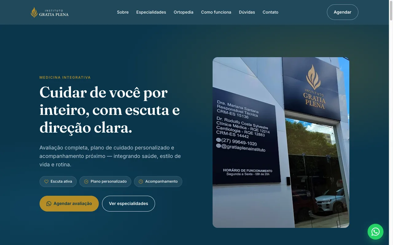 Instituto Gratia Plena — clínica médica