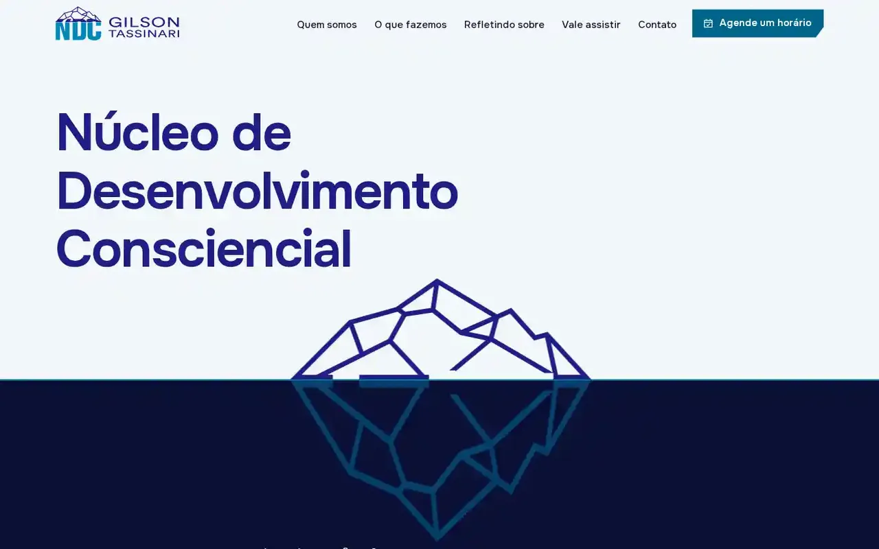 Site do NDC, Núcleo de Desenvolvimento Consciencial de Gilson Tassinari